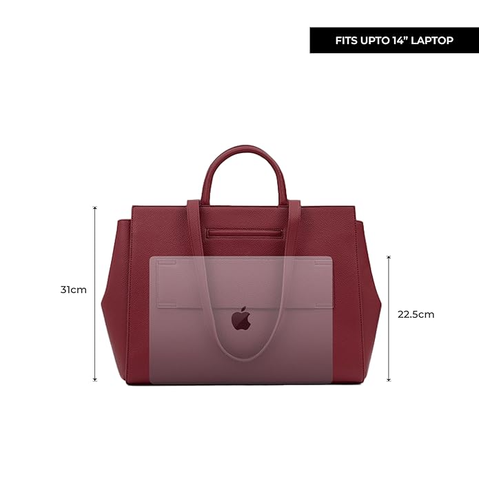 Miraggio Riana Office Tote Bag For Women Fits Upto 14 Inches Laptop - Image 2