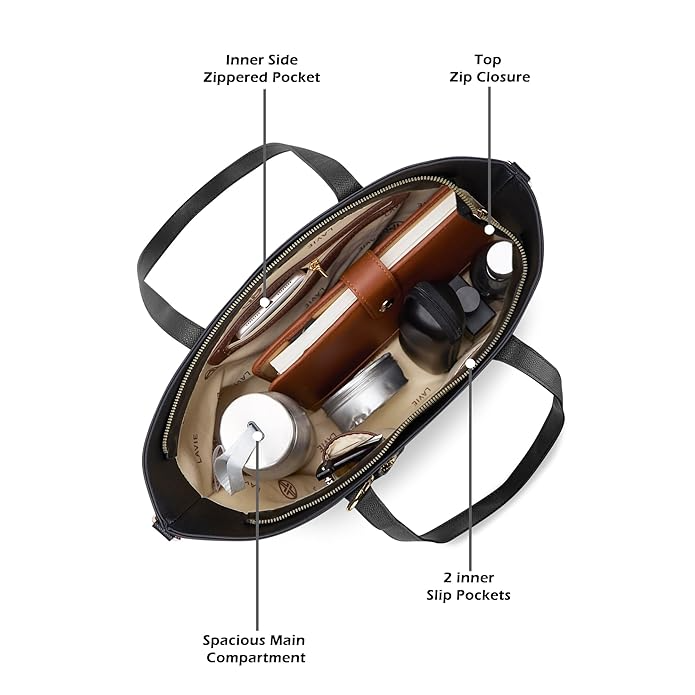 Lavie Luxe Women's Duo Hailey Tote Handbag for Women - Image 2